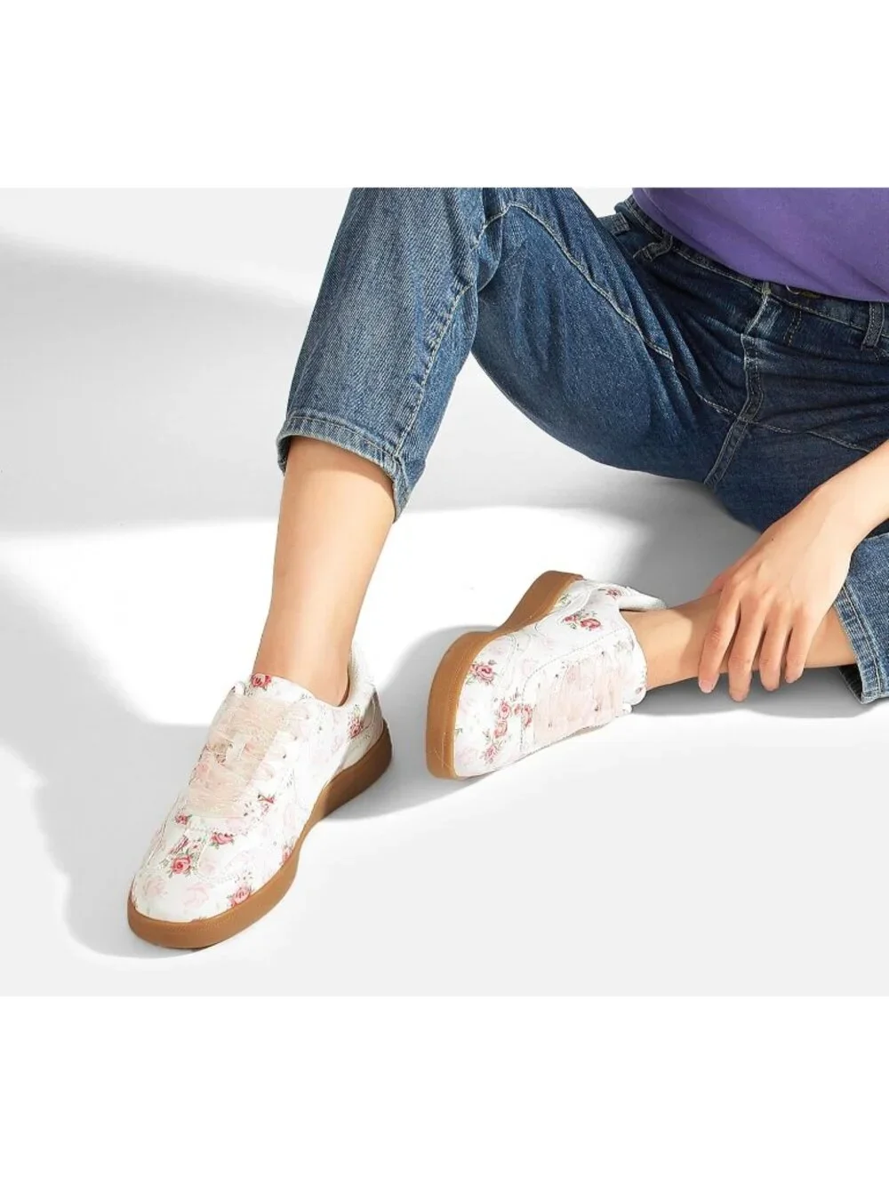 Women's Pink Classic Fashion Casual Skate No Slip Lace Up Walking Sneaker Shoes
